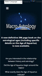 Mobile Screenshot of macro-astrology.com